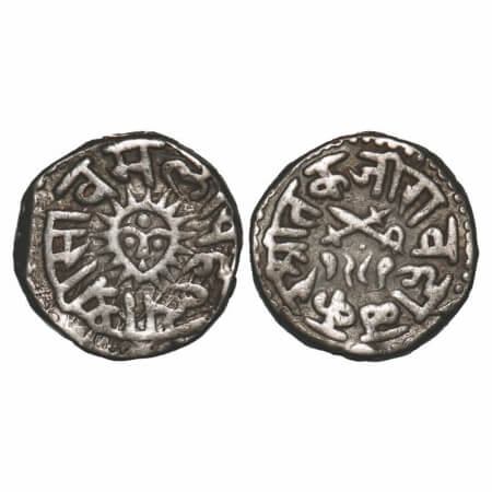 Indore, Silver Rupee, 11.13g, Tukoji Rao II (AH 1210-1212/1795-1797), Indore Mint, AH 1289