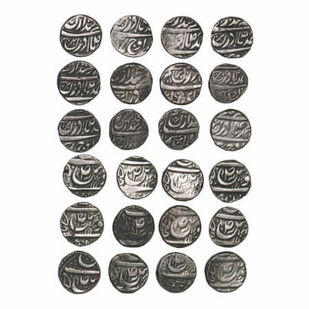 Patiala, Silver Rupee, (12 Coins), Mahindar Singh (VS 1919-1933/1862-1876 AD), (Sahrind Mi