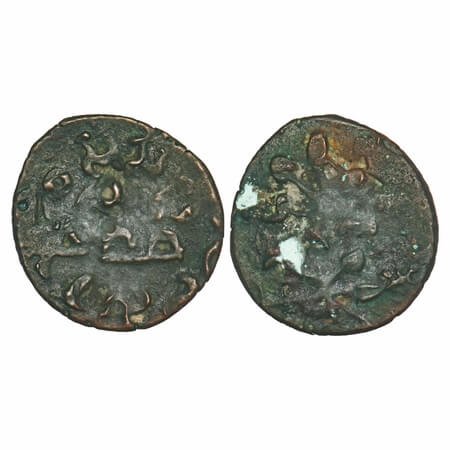 Maharathis from Vidarbha, Maharathi Talathata (c. 150-200 AD), Alloyed Copper Unit, 3.89g,