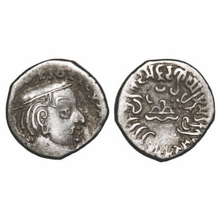 Western Kshatarapas, Damajadasri III s/o Damasena(c. 171-178 SE/ 249-256 AD), Silver Drach