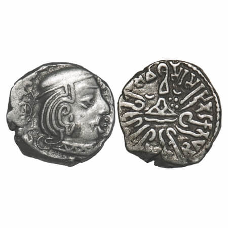 Western Kshatrapas, Kardamaka Family, Vishvasimha II, son of Rudrasena II (275-280 AD), as