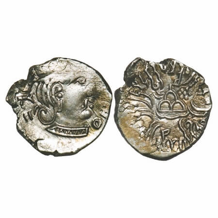 Western Kshtrapas, Swami Rudrasena III son of Swami Rudradaman II (c. 348-378 AD), Silver 