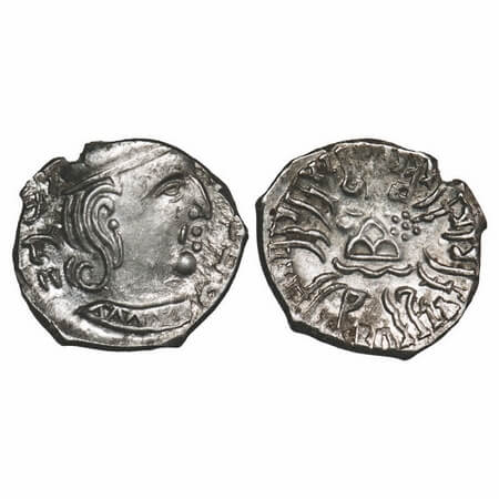Western Kshatrapa, Svami Rudrasena III (c. 348-378 AD) son of Svami Rudradaman II, Silver 