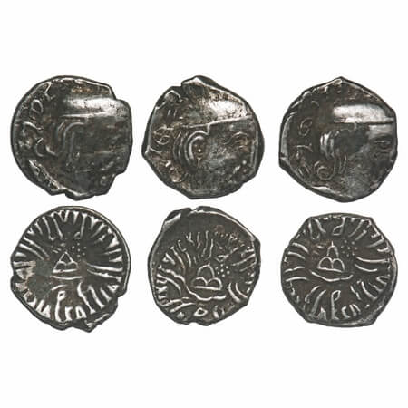 Western Kshatrapa, Svami Rudrasena III (c. 348-378 AD) son of Svami Rudradaman II, Silver 