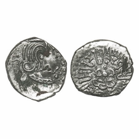 Guptas, Kumaragupta I, Silver Drachma, 1.93g, 15.27x14.61mm, Obv: Bust of king facing to r