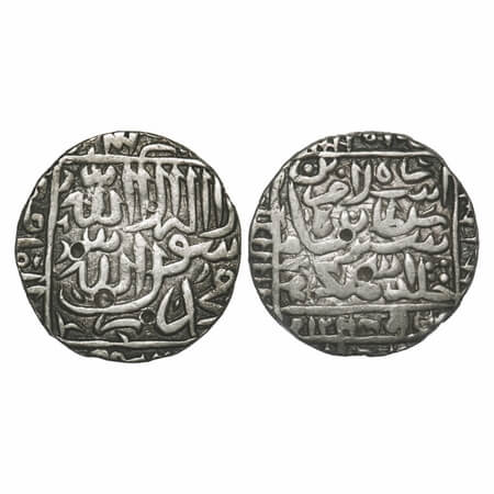 Dehli Sultanate, Silver Rupee, 11.31g, Islam Shah Suri (AH 952-960, 1545-1552 AD), Uncerta