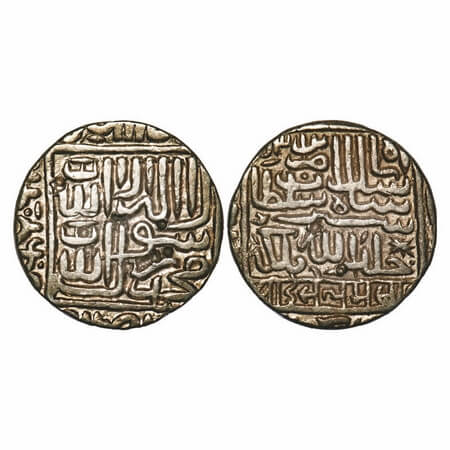 Dehli Sultanate, Silver Rupee, 11.29g, Islam Shah Suri (AH 952-960/1545-1552 AD), Shergarh