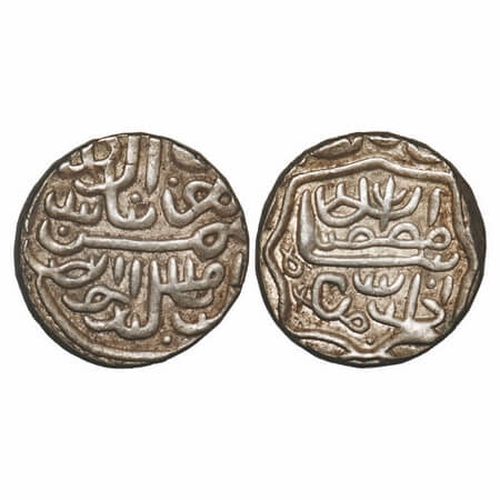 Gujarat Sultanate, Silver Tanka (64 rati standard), 7.20g, Shams Al Din Muzaffar II (AH 91