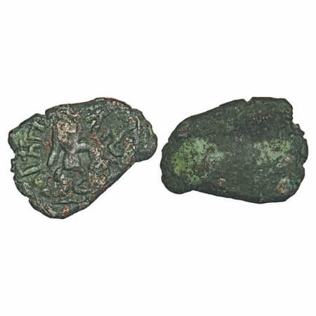 Post-Mauryan (250-200 BC), Ujjaini Region, Ancient Malwa, Copper Unit, 3.17g, 13.30x18.44m
