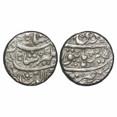 Jahangir, Silver Rupee, 11.34g, Burhanpur Mint, Ilahi Type, Month 'Di'. KM 145.5 type unli