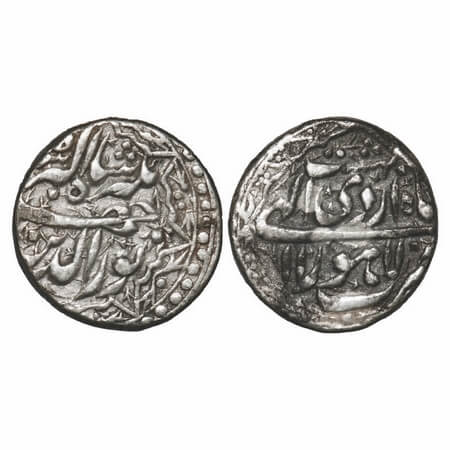 Jahangir, Silver Rupee, 11.20g, Lahore Mint, Ilahi month 'Ardibihisht', 11 RY, ornamental 
