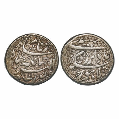 Jahangir, Silver Rupee, 11.33g, Lahore Mint, AH 1025/11 RY, Hamisha Couplet & mint at bott