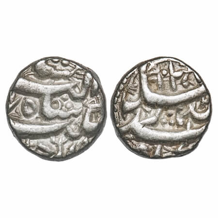 Jahangir, Silver Rupee, 11.34g, Qandahar Mint, AH 103x/x7 RY floral decorations on both si