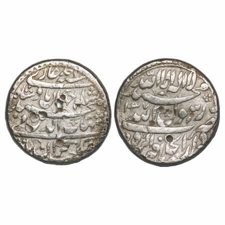 Shah Jahan I, Silver Rupee, 11.27g, Dar ul-Khilafat Agra Mint, AH 1037/Ahd (1) RY. KM 222.
