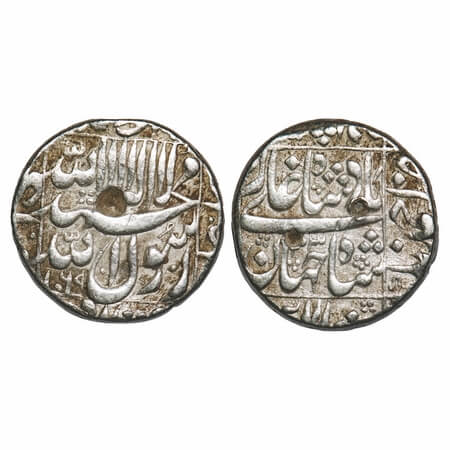 Shah Jahan I, Silver Rupee, 11.39g, Ahmadnagar Mint, AH 1069/32 RY, legends in square area