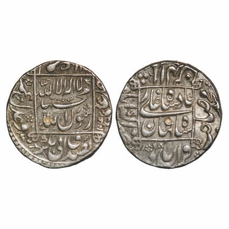 Shah Jahan I, Silver Rupee, 11.42g, Akbarabad Mint, AH 1042, legends in square area, compl