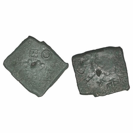 Pre-Satavahana, Kukutakhada, Khandesh Region, Copper Unit, 6.49g, 21.67x26.21mm, Obv: Anim