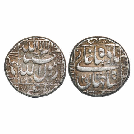 Shah Jahan I, Silver Rupee, 11.41g, Kabul Mint, AH 1065/29 RY (29 re-engraved 28 RY) , dou