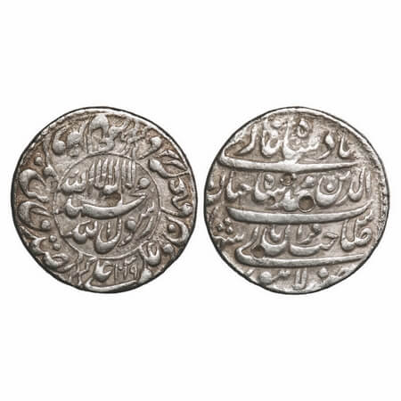 Shah Jahan I, Silver Rupee, 11.38g, Lahore Mint, AH 1039/3 RY, name of four caliphs and ka