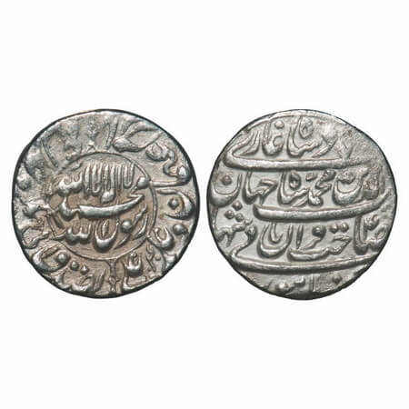 Shah Jahan I, Silver Rupee, 11.18g, Lahore Mint, AH 1040/4 RY, name of four caliphs and ka
