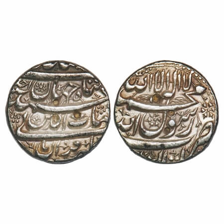 Shah Jahan I, Silver Rupee, 11.41g, Multan Mint, AH (1038)/AHD (1) RY, four lines type, wi