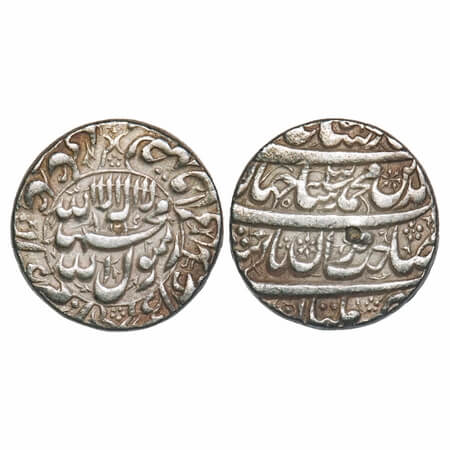 Shah Jahan I, Silver Rupee, 11.46g, Multan Mint, AH 104(0)/3 RY, name of four caliphs and 