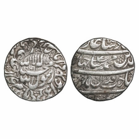 Shah Jahan I, Silver Rupee, 11.37g, Multan Mint, AH 1041/4 RY, name of four caliphs and ka