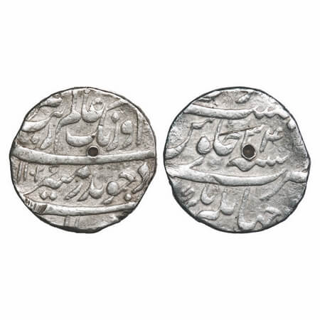 Aurangzeb, Silver Rupee, 11.59g, Jahangirnagar Mint, AH 1102/34 RY. KM 300.40. Very Fine, 