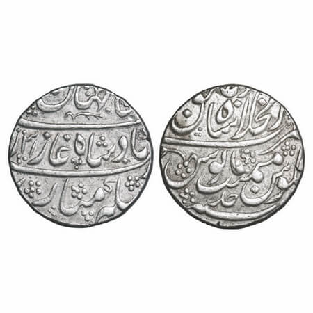 Shah Jahan II, Silver Rupee, 11.42g, Dar ul Khilafat Shahjahanabad Mint, AH (11)31/Ahd RY 
