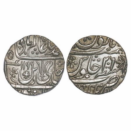 Maratha Confederacy, Silver Rupee, 11.06g, (Garha Mandla) Balanagar Gadha Mint, AH 1199/26