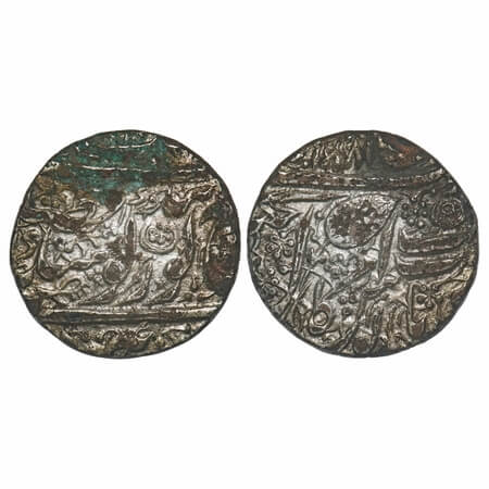 Sikh Empire, Copper, 10.37g, Ranjit Singh (VS 1856-96; 1799-1839), contemporary copper for