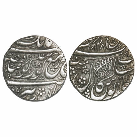 Sikh Empire, Silver Rupee, 11.09g, Sikhs (Misls), Gulab Singh (VS 1839-1857, 1782-1800 AD)