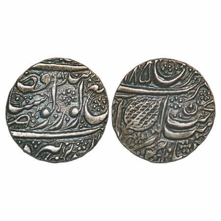 Sikh Empire, Sher Singh (VS 1897-1900, 1840-1843 AD), Silver Rupee, 11.10g, Amritsar Mint,