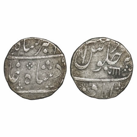 Baroda, Silver Rupee, 11.54g, Anand Rao (AH 1215-1235 / 1800-1819 AD), Ahmadabad Mint, INO