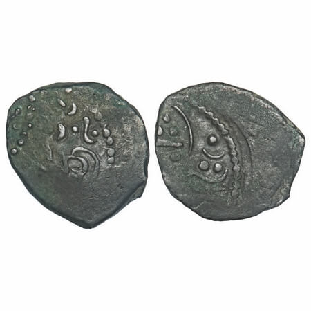 Indo-Sassanian, Anonymous Issue, Rajasthan Region, Silver Drachma, 19.31x19.82mm, 4.04g, D
