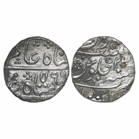 Hyderabad, Silver Rupee, 11.15g, Nizam Ali Khan (AH 1175-1218 / 1761-1803 AD), Daulatabad 