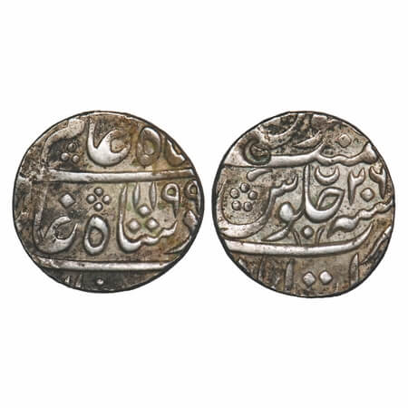 Hyderabad, Silver Rupee, 11.29g, Nizam Ali Khan (AH 1175-1218 / 1761-1803 AD), Daulatabad 