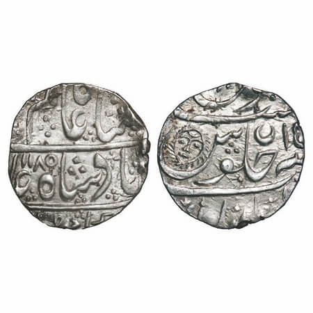 Indore, Silver Rupee, 11.35g, Ahalya Bai , Malharnagar Mint, AH 1185/15 RY, INO Shah Alam 