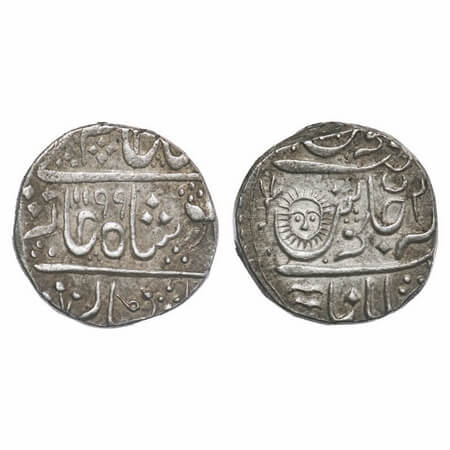 Indore, Silver Rupee, 11.20g, Ahalya Bai (AH 1179-1210 / 1765-1795 AD), Malharnagar Mint, 