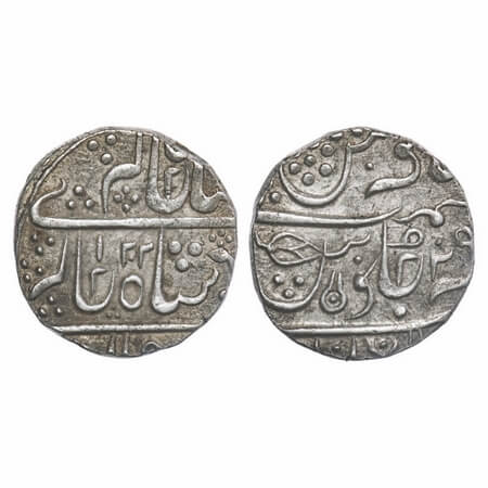 Indore, Silver Rupee, 11.16g, Ahalyabai (AH 1179-1210 / 1765-1795 AD), Malharnagar Mint, A
