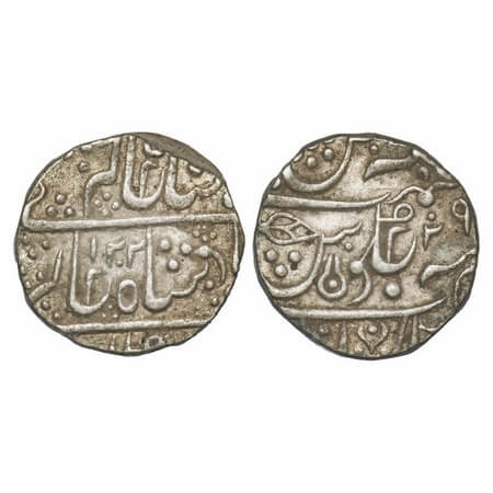 Indore, Silver Rupee, 11.22g, Ahalyabai (AH 1179-1210 / 1765-1795 AD), Malharnagar Mint, A