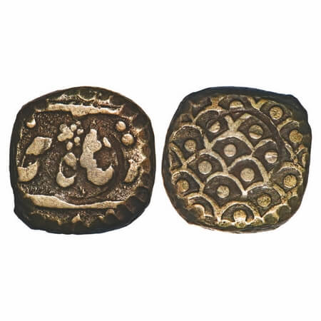 Jafarabad, Base Silver Kori, 5.29g. Jafarabad was a very tiny state of 12 villages conclud