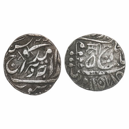 Jodhpur, Silver Rupee, 10.68g, Umaid Singh (1918-1947 AD), Jodhpur mint, INO George V, wit
