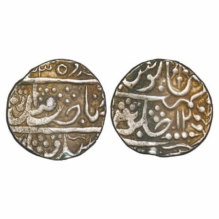 Karauli, Silver Rupee, 11.10g, Manak Pal (AH 1186-1233 / 1772-1817 AD), Sawai Jaipur Mint,