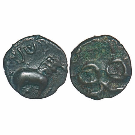 Satavahanas, Siri Yajna Satakarni, Tarhala type, Vidarbha Region, Potin Unit, 2.25g, 16.40