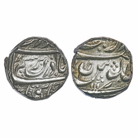Patiala, Silver Rupee, 11.13g, Amar Singh (AH 1176-1196 / 1765-1781 AD), (Sahrind Mint), p