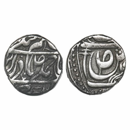 Patiala, Silver Rupee, 11.01g, Ajit Singh, (CA. 1845) (Sahrind mint), (refer SS204D & 207 