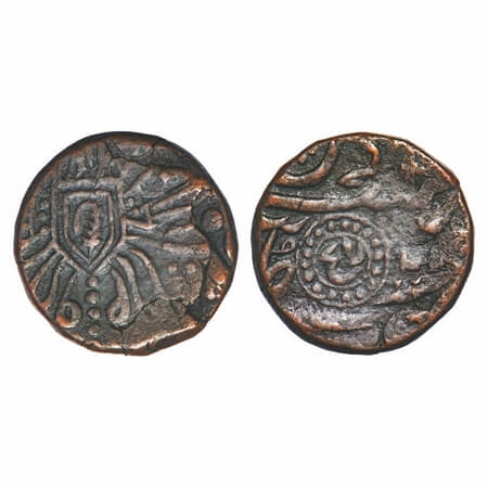 Ratlam, Copper Falus/Paisa, 13.69g, Anonymous Hammered Coinage, Raij Series, INO Shah Alam
