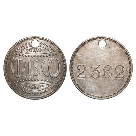 Tata Iron & Steel Company, CuNi, 10.48g, TISCO, Token 2362. Uncirculated, Scarce.