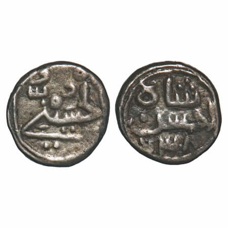 Madura Sultanate, Silver 1/3 Tanka?/24 gani?, 3.08g, Jalal Al Din Ahsan Shah (AH 734-740 /